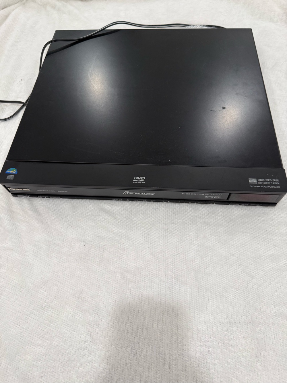 Panasonic DVD-F65 5-Disc DVD/CD Player Progressive Scan Dolby DTS - Works